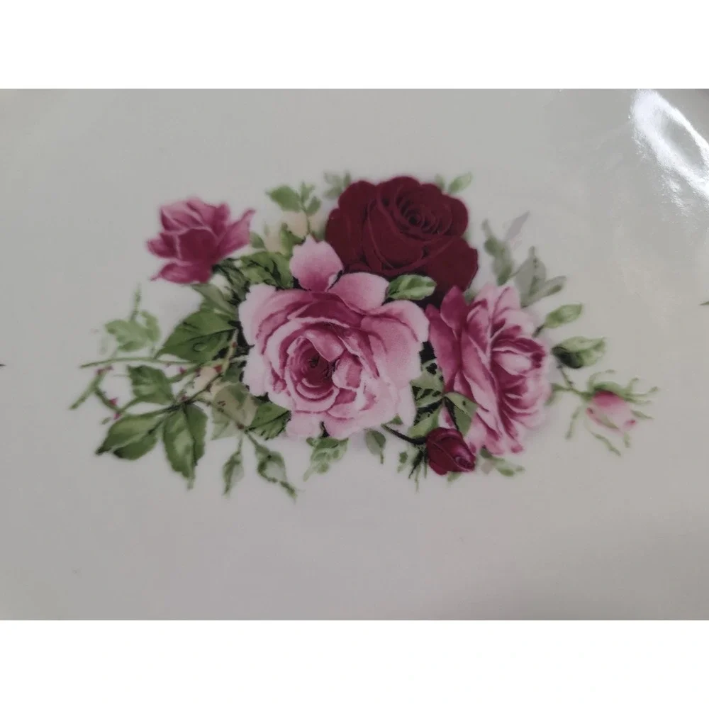 Formalities Victorian Rose By Baum Brothers Ceramic trinket tray  8